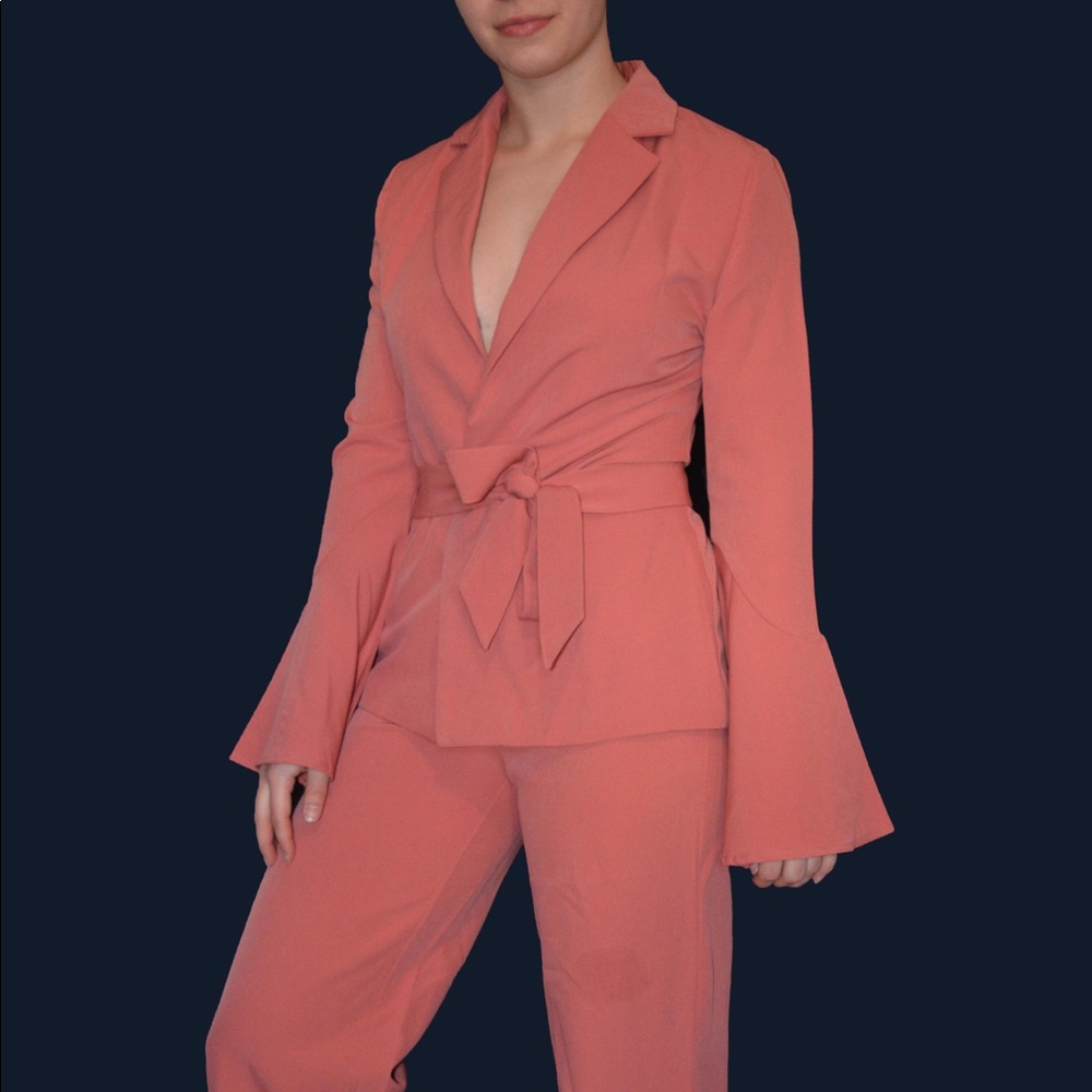 Pink Pantsuit